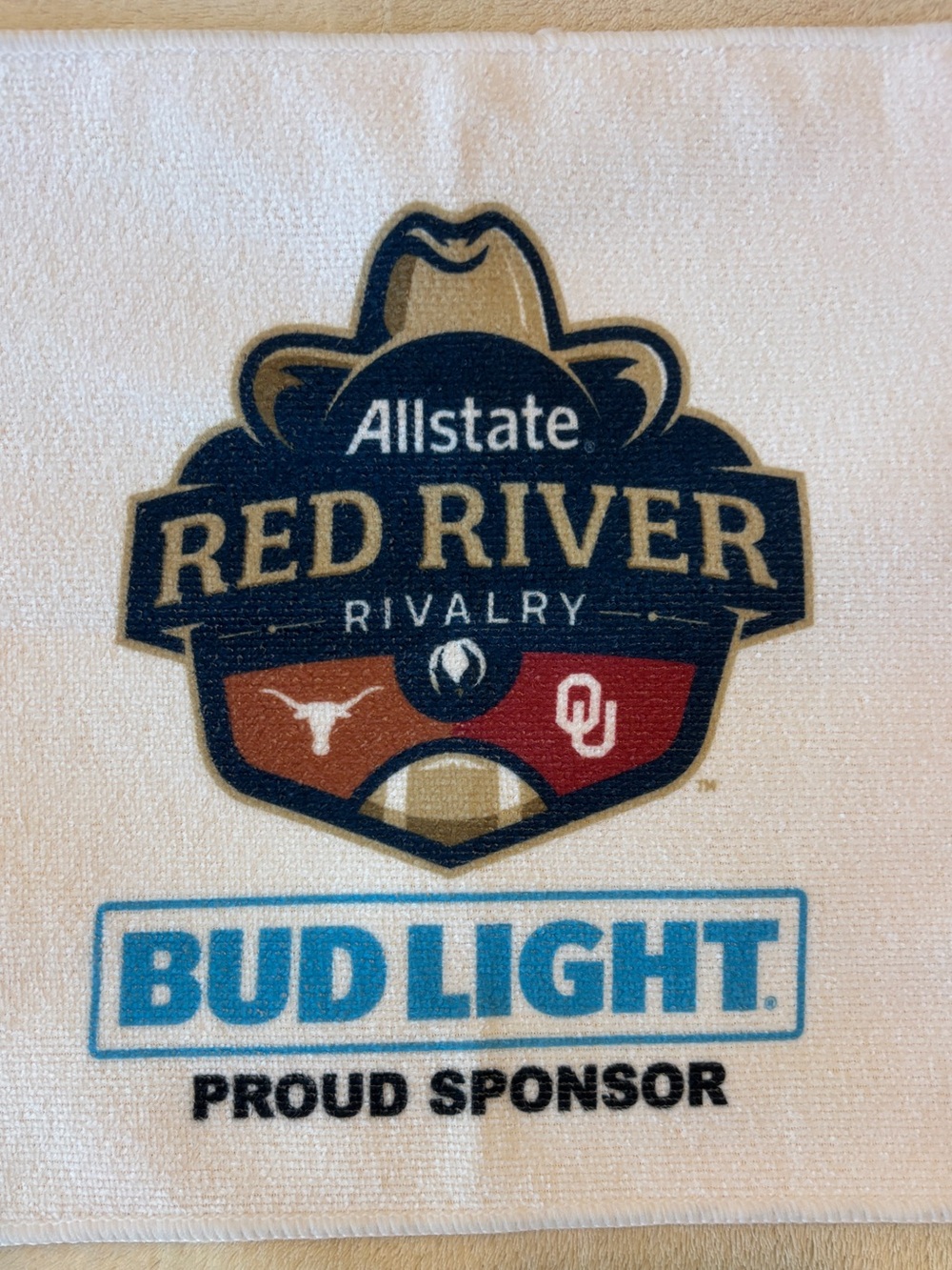 Red River Rivalry Towel - Picture 2 of 3